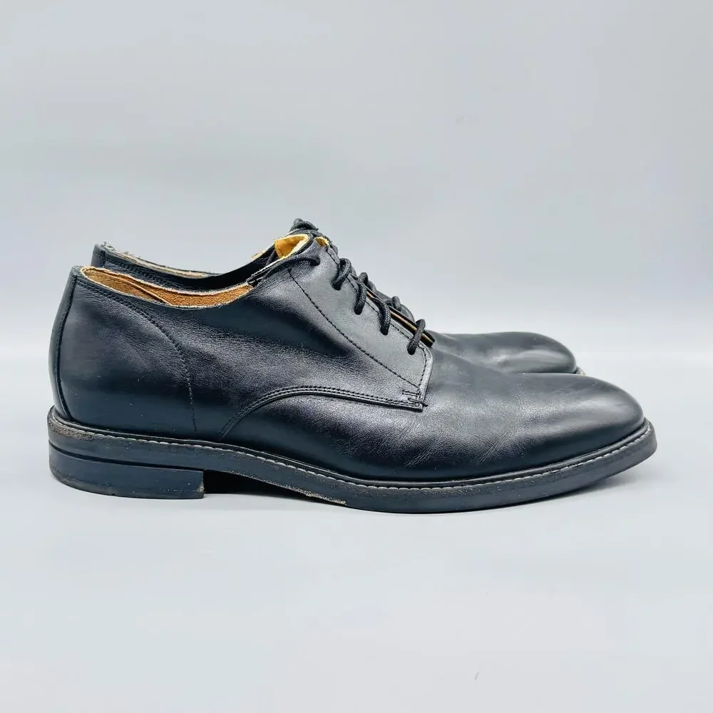 Cole Haan Shoes Mens 11 Black Leather Grand OS Derby Oxford Lace Up Dress Casual